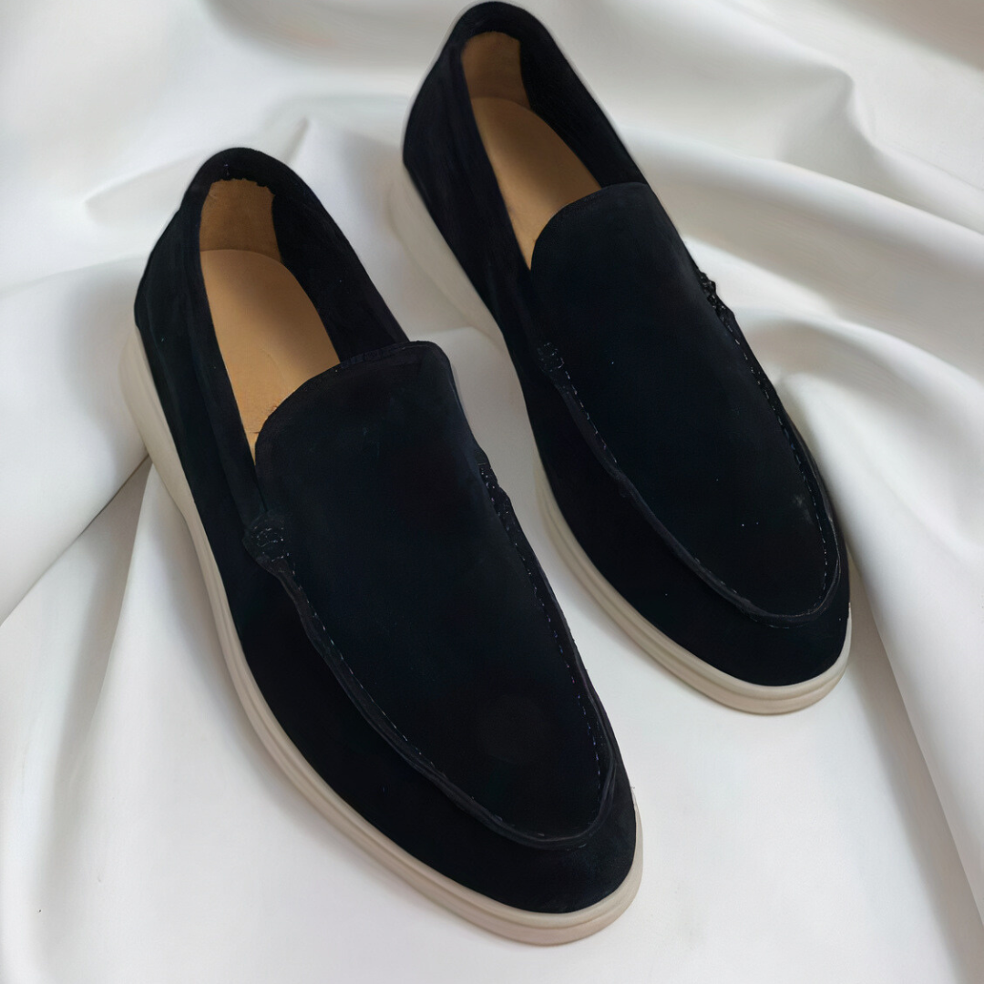 Julius™ | Stilfulde Slip-On Ruskindsloafers