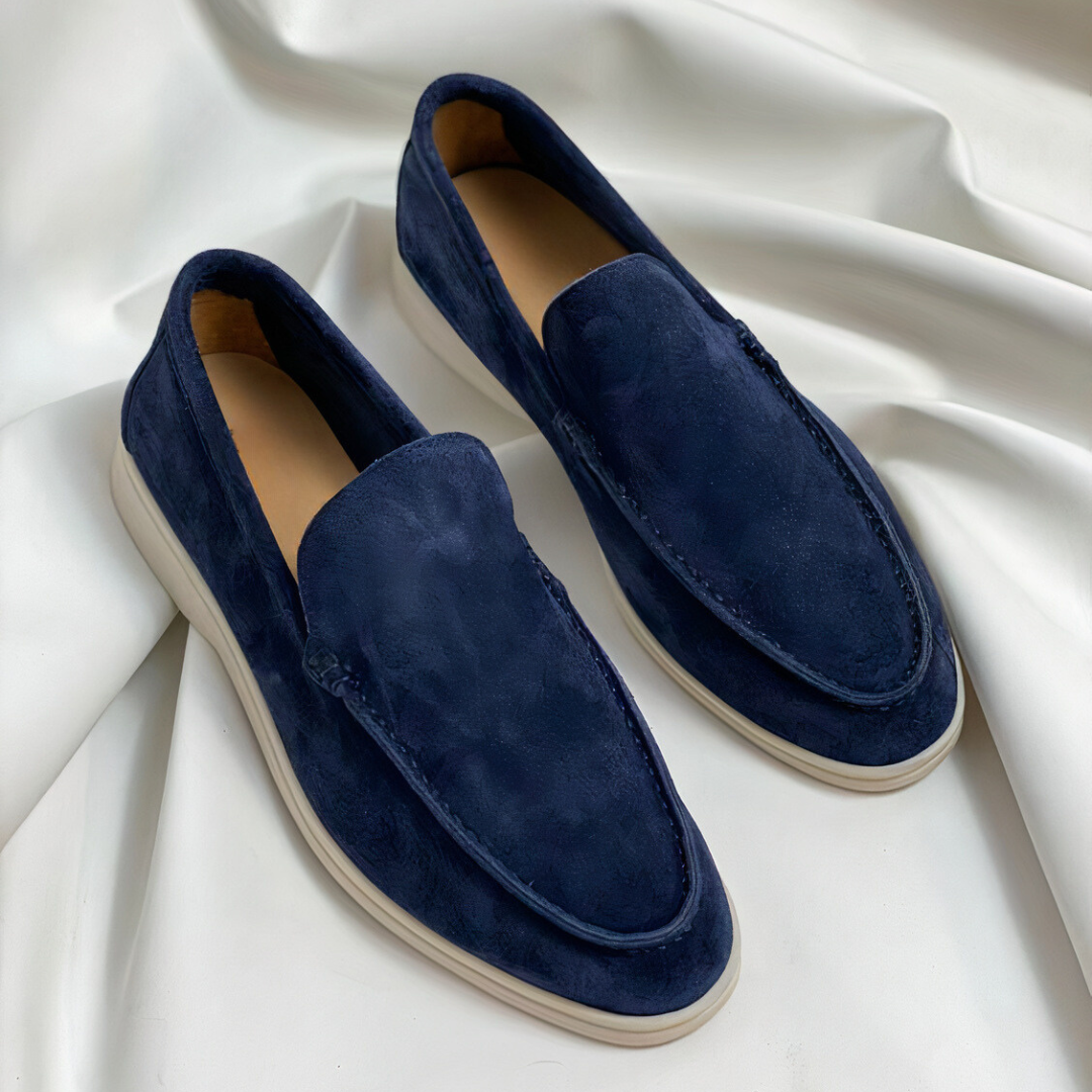 Julius™ | Stilfulde Slip-On Ruskindsloafers