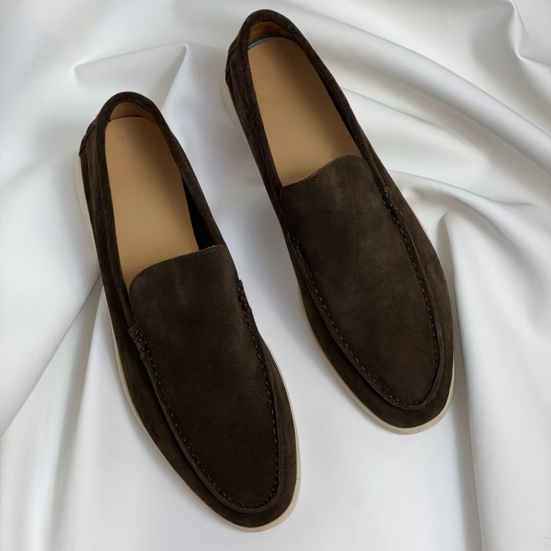 Julius™ | Stilfulde Slip-On Ruskindsloafers