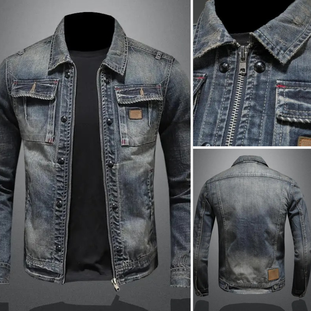 Titan – Tidløs denimjakke med et råt look