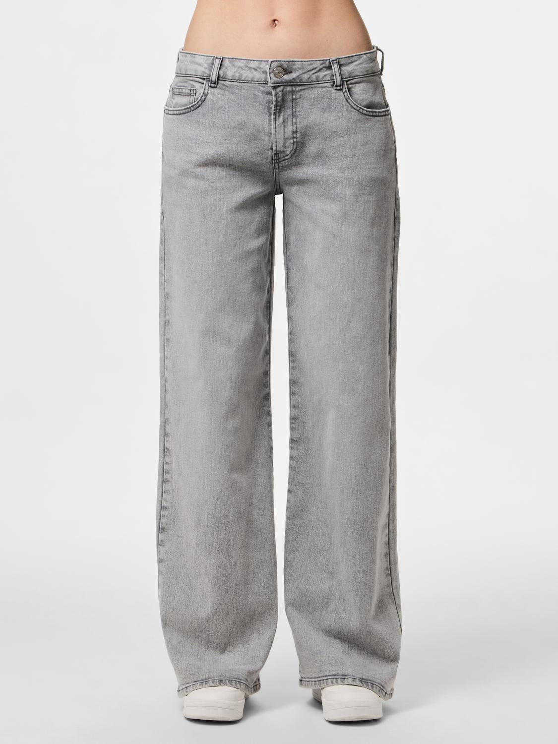 PCSELMA Jeans - Light Grey Denim