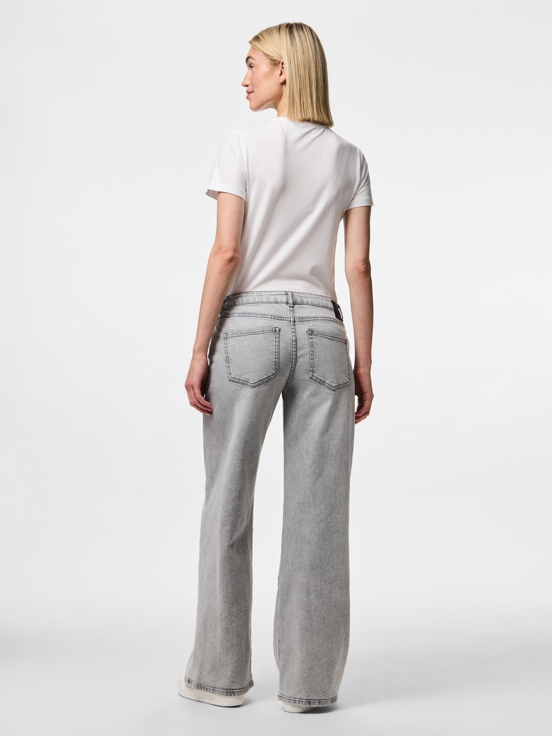 PCSELMA Jeans - Light Grey Denim